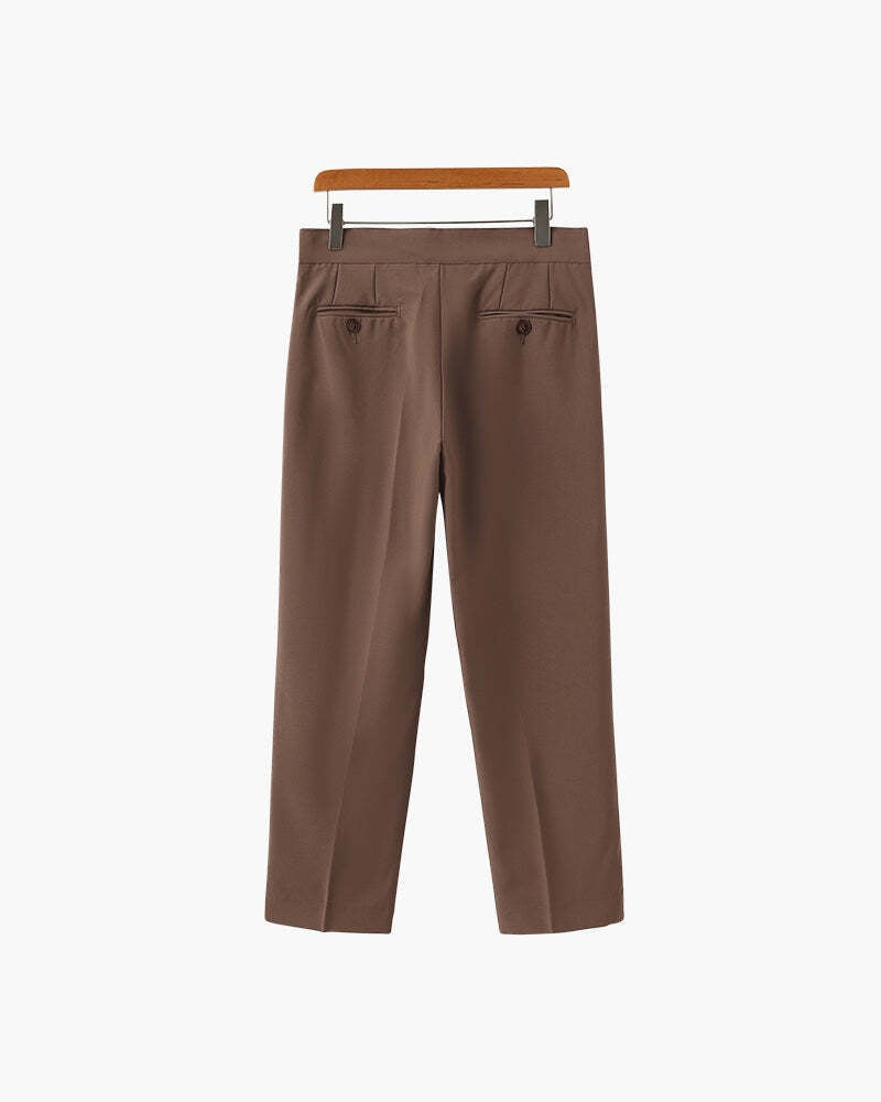 Parisian High-Waisted Trousers – Timeless Tailored Cut