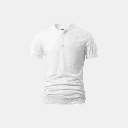 Essential Casual Henley Neck T-Shirt