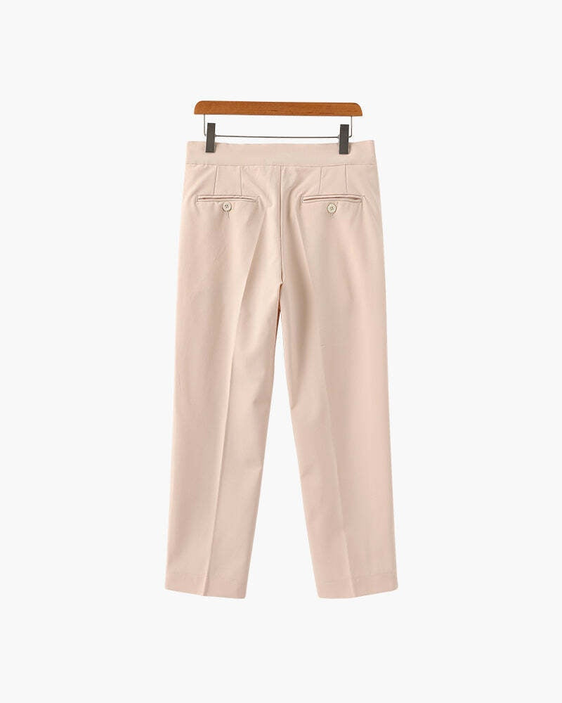 Parisian High-Waisted Trousers – Timeless Tailored Cut