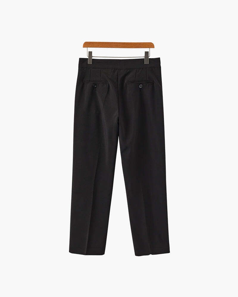Parisian High-Waisted Trousers – Timeless Tailored Cut